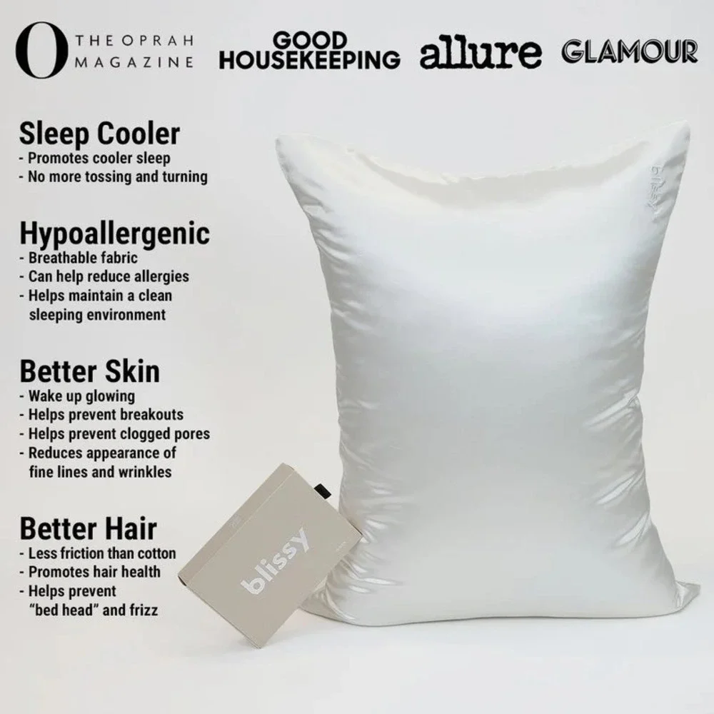 Blissy Pillowcase - Ivory White